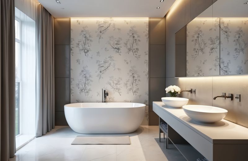 Elegant Bathtub with Modern Fixtures